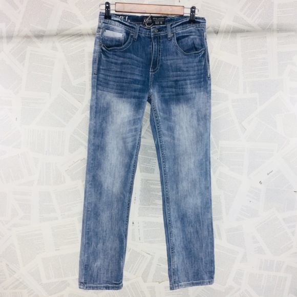 TK Axel Jeans Straight Distressed men’s Youth 16 - Picture 1 of 6